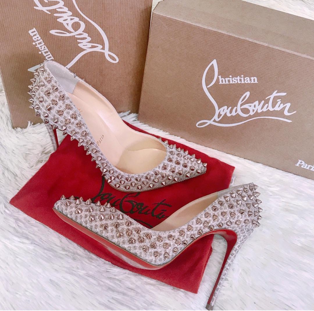 christian louboutin studded patent leather skate sneakers, christian louis  vuitton heels, Women's Fashion, Footwear, Loafers on Carousell