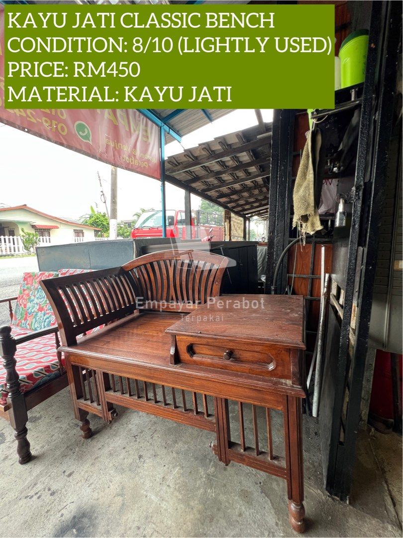 Used jati hot sale furniture