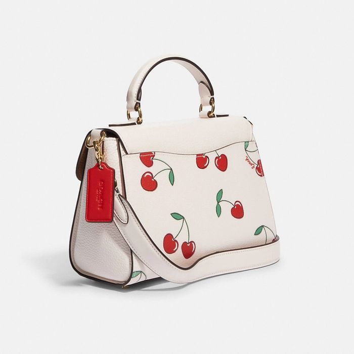 Cherry clearance coach bag