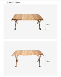 Collapsible Wooden Table / Camping Table