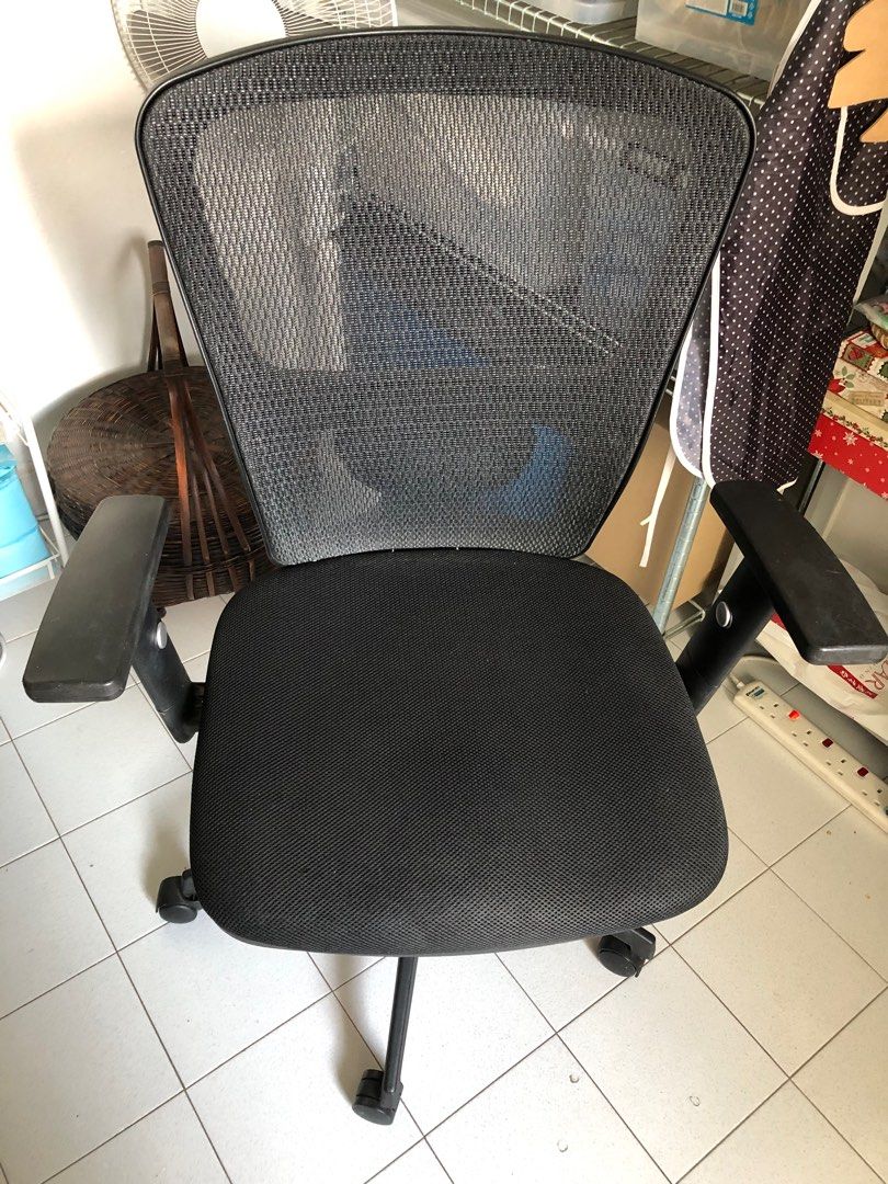 Computer chair + Ikea table, Furniture & Home Living, Furniture, Tables