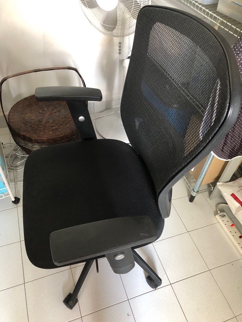 Computer chair + Ikea table, Furniture & Home Living, Furniture, Tables