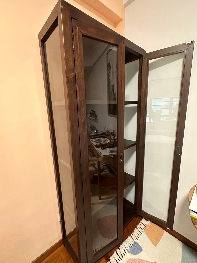 Crate and barrel Morris Chocolate Brown Bookcase, Furniture & Home