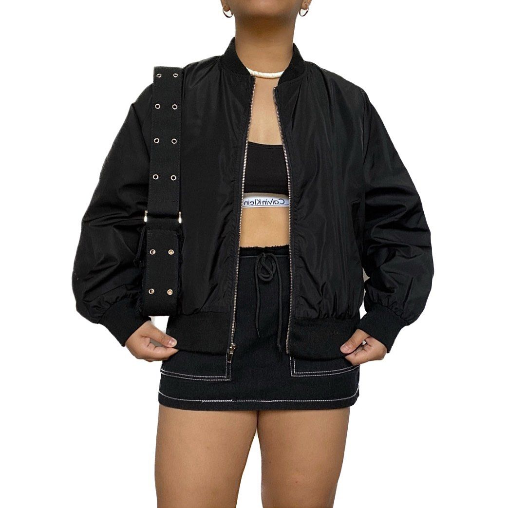 Cropped Bomber Jacket main image 0