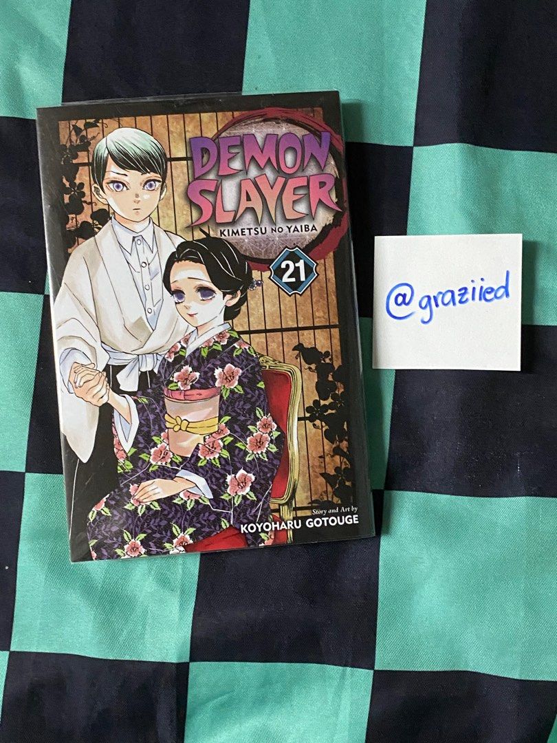 Demon Slayer Manga (Preloved), Hobbies & Toys, Books & Magazines