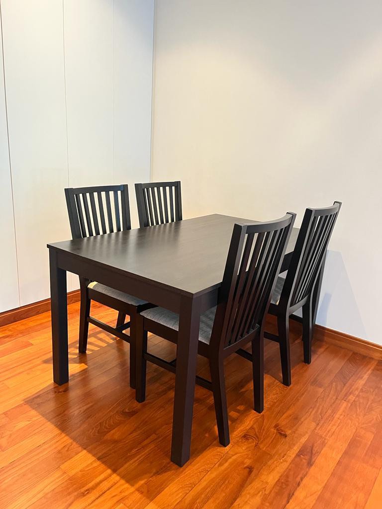 Dining Table Set 4 seater, Furniture & Home Living, Furniture, Tables