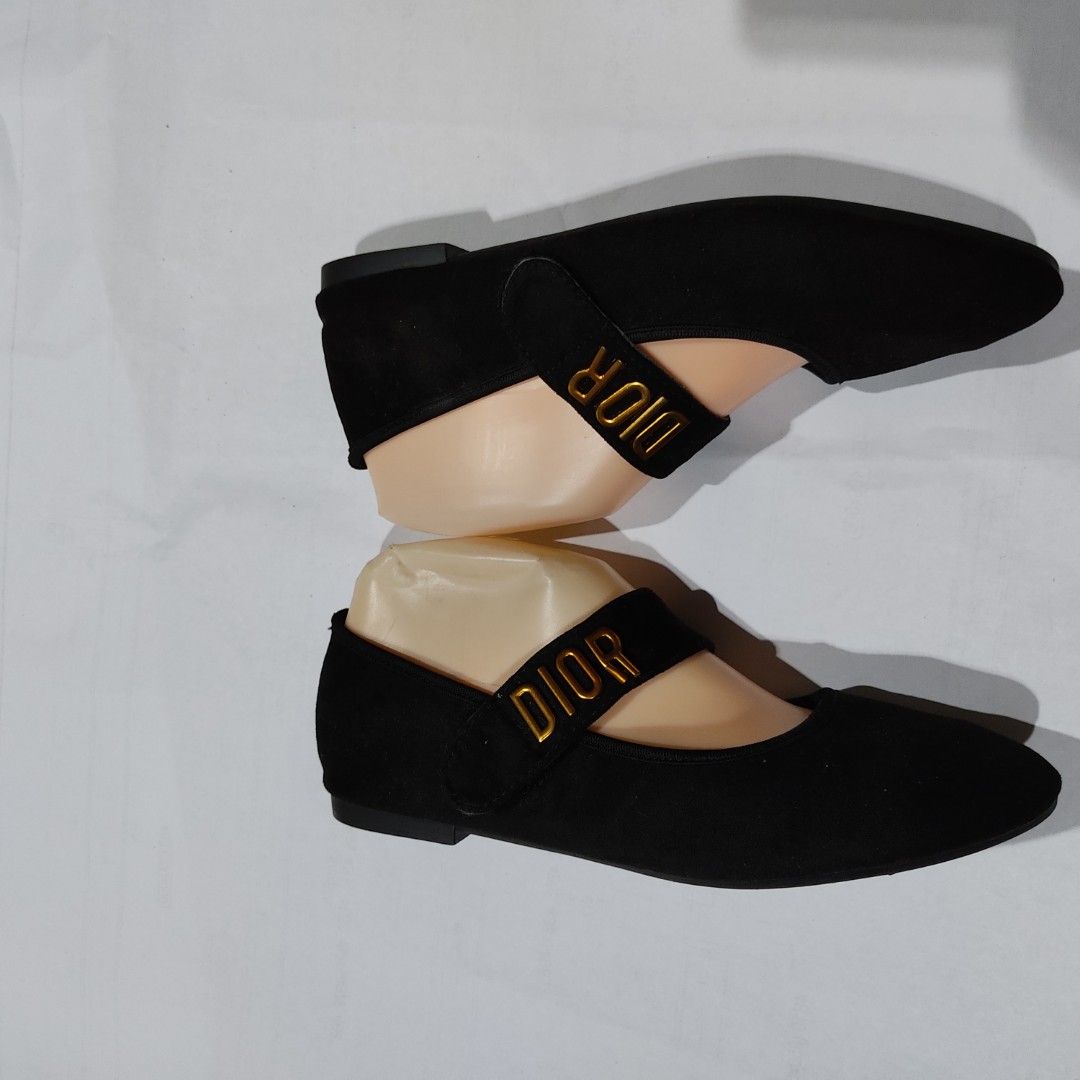 Dior KCQ166ERCS56B flat shoes flat DWAY Mules Embroidery Sandals Navy   eBay