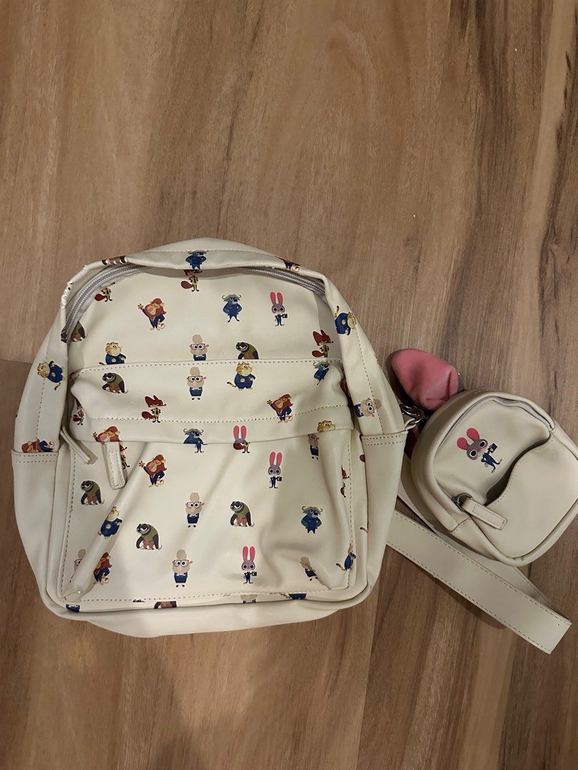 Disney Zootopia Backpack, Women's Fashion, Women's Bags & Wallets on