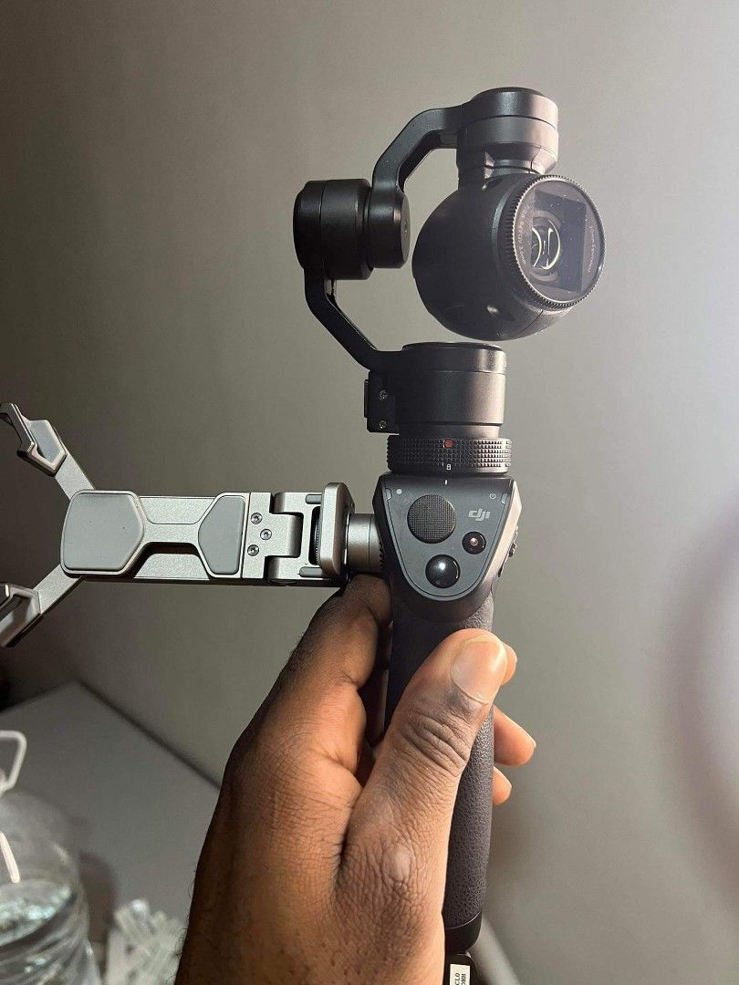 Dji osmo handheld fully stabilized 4k 12mp camera top