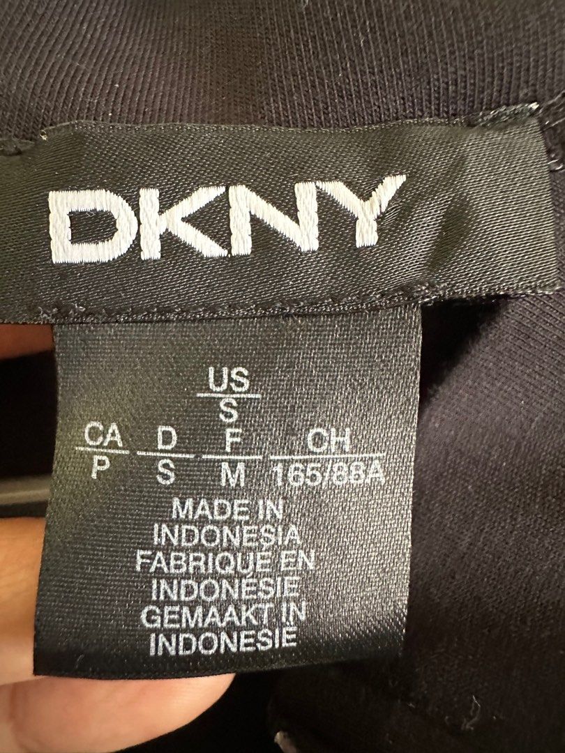 DKNY Sport Women's Funnel-Neck Puffer Jacket Black Size Medium