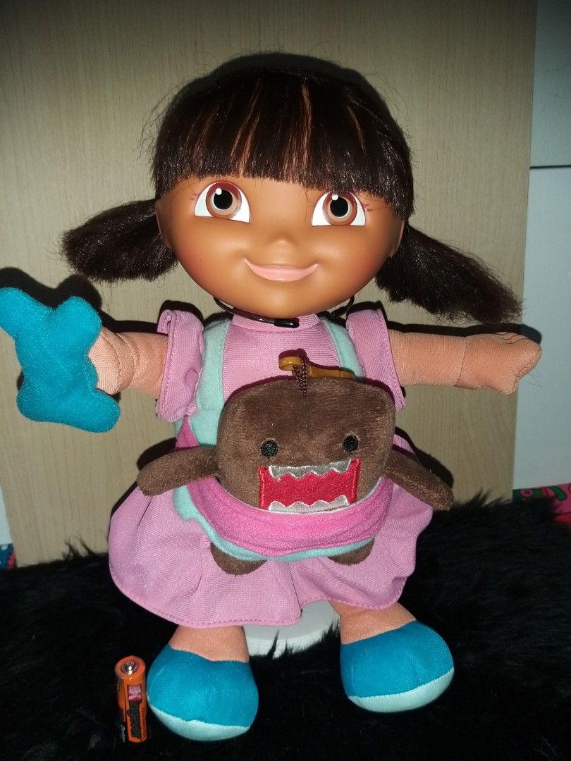 Dora Doll wt friend (Category: Plushies & Soft Toys) located in Cavite. Submitted by Mavee (Listing ID 1213067105, Image 3). Description: Original Fisher Price Dora Plush Doll with friend, Preloved so please expect some flaws, not working but still the doll.is in good condition'.