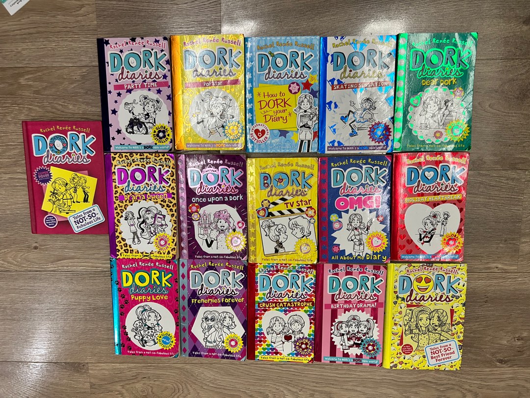 Dork Diaries Books (preloved) complete set originals, Hobbies & Toys, Books & Magazines