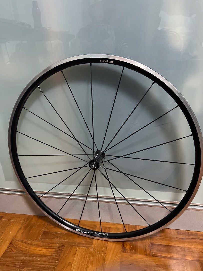 dt swiss p1800 spline 23 700c rim brake wheel