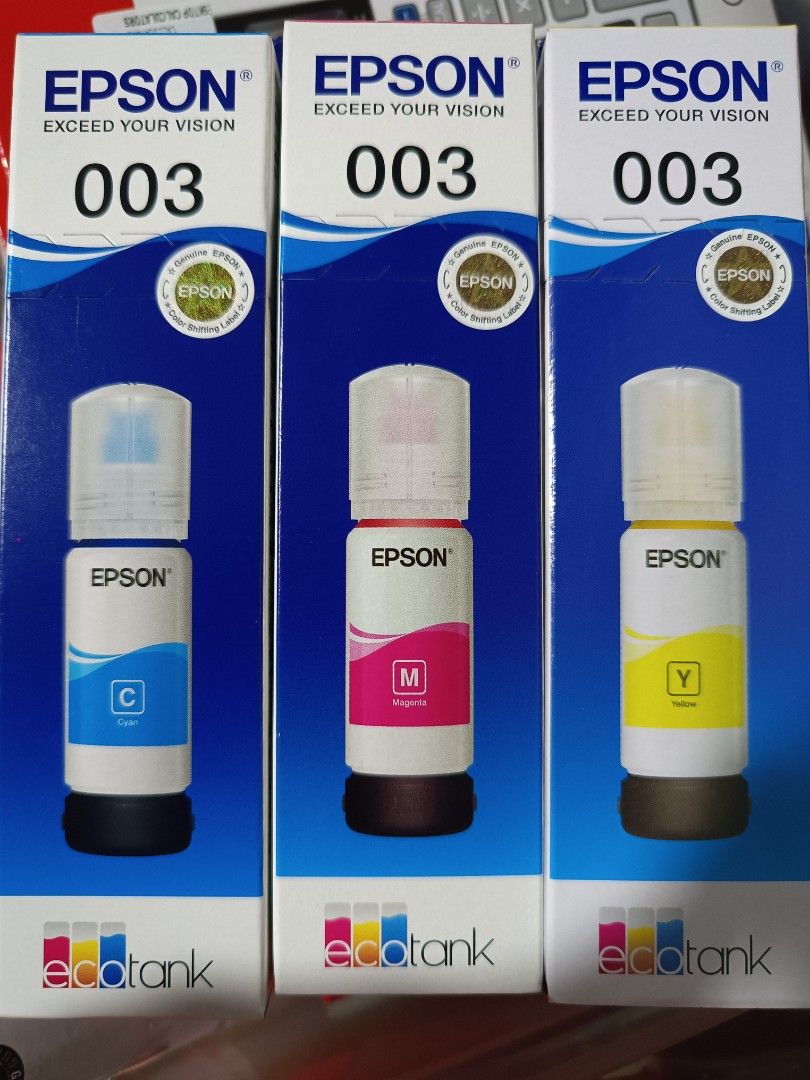 Epson ink 003, Computers & Tech, Printers, Scanners & Copiers on Carousell