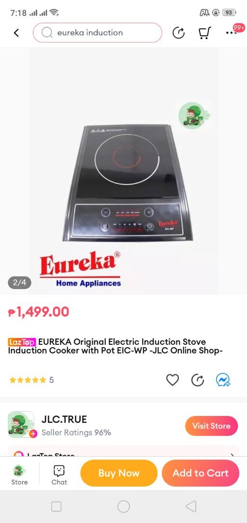 EUREKA INDUCTION COOKER, TV & Home Appliances, Kitchen Appliances, Cookers on Carousell