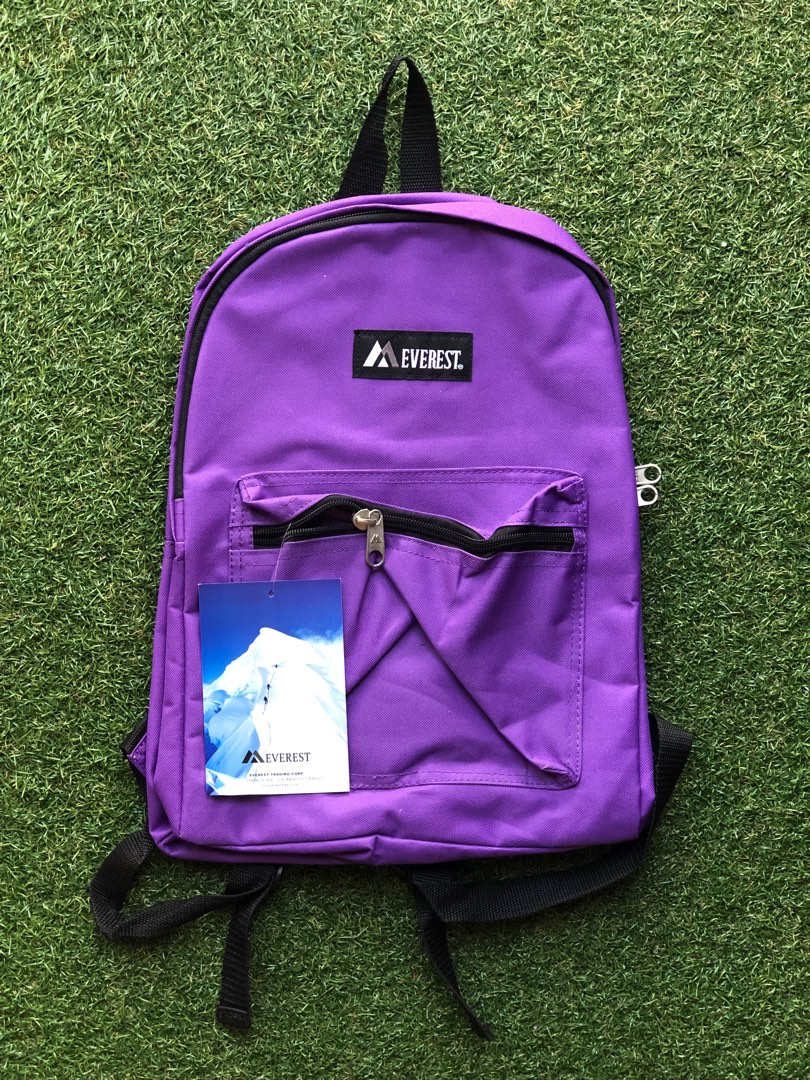 Everest Backpack Book Bag, Women's Fashion, Bags & Wallets, Backpacks