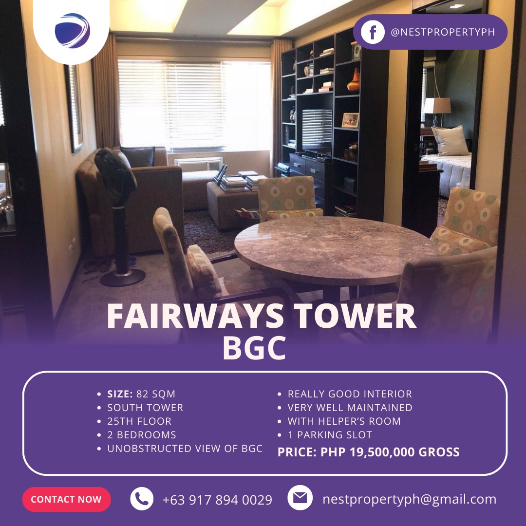 Fairways Tower, BGC For SALE, Property, For Sale, Apartments & Condos