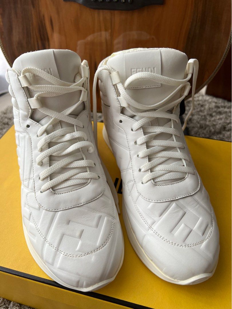 White fendi sneakers sale