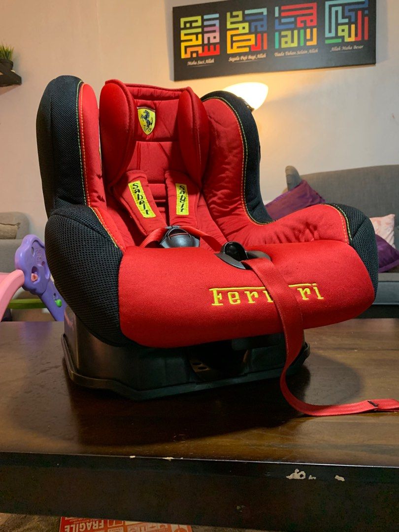 FERRARI COSMO CAR SEAT CONVERTIBLE, Babies & Kids, Going Out, Car Seats