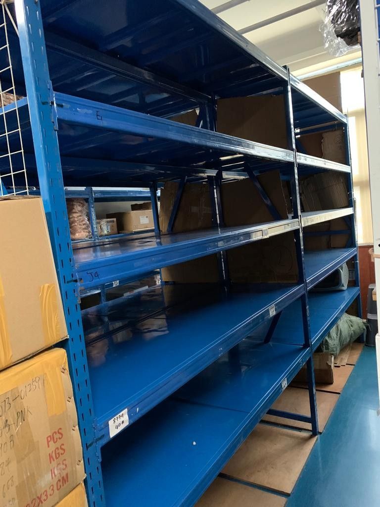 Fivetier iron warehouse racks, Furniture & Home Living, Furniture