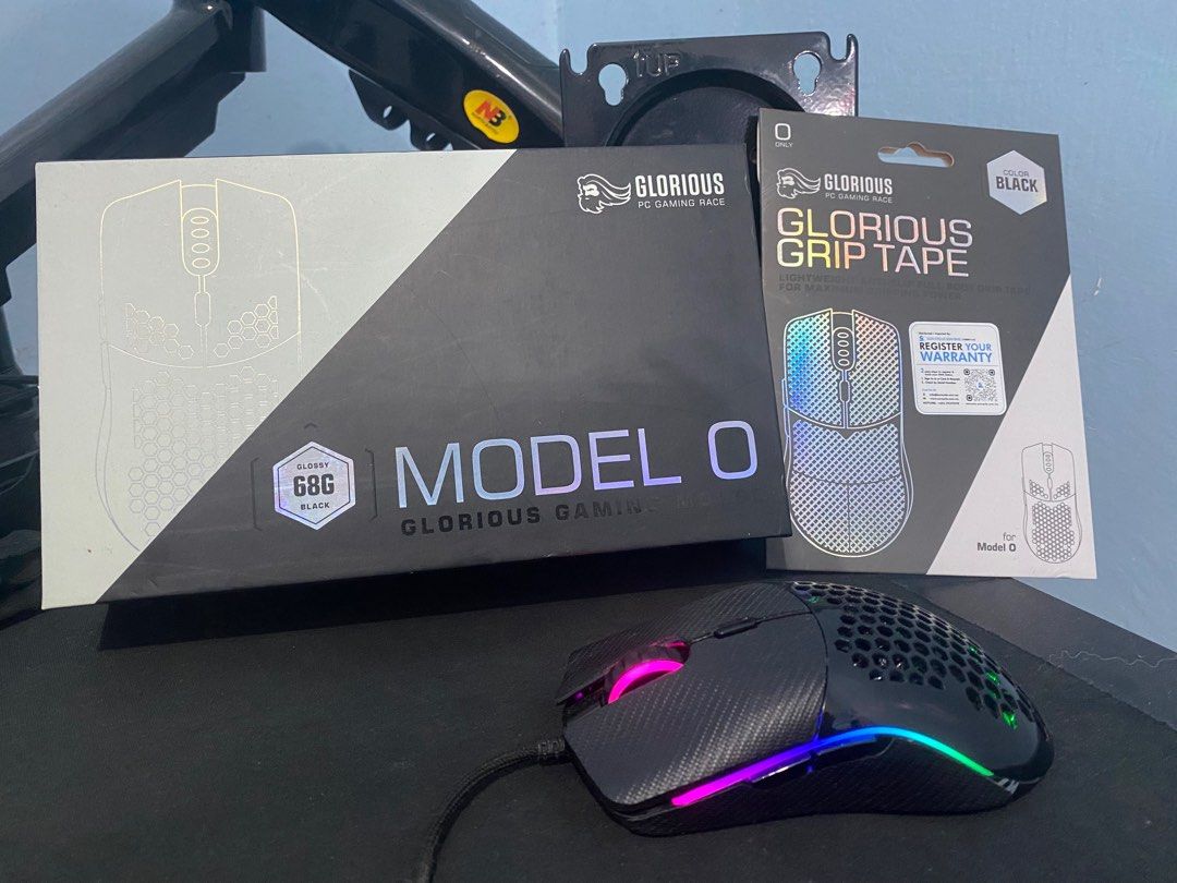 Glorious Model O with Grip Tape, Computers & Tech, Parts & Accessories