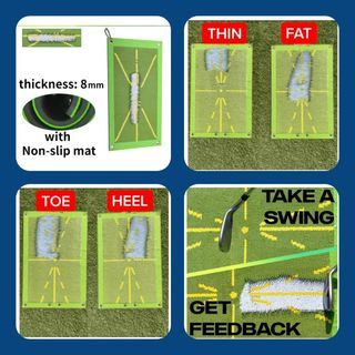 Golf Training Mat for Swing Detection