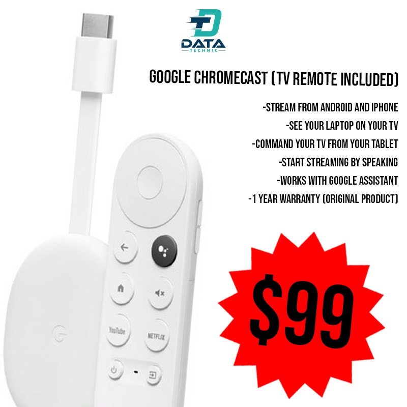 Google Chromecast with Google TV Remote TV Home Appliances