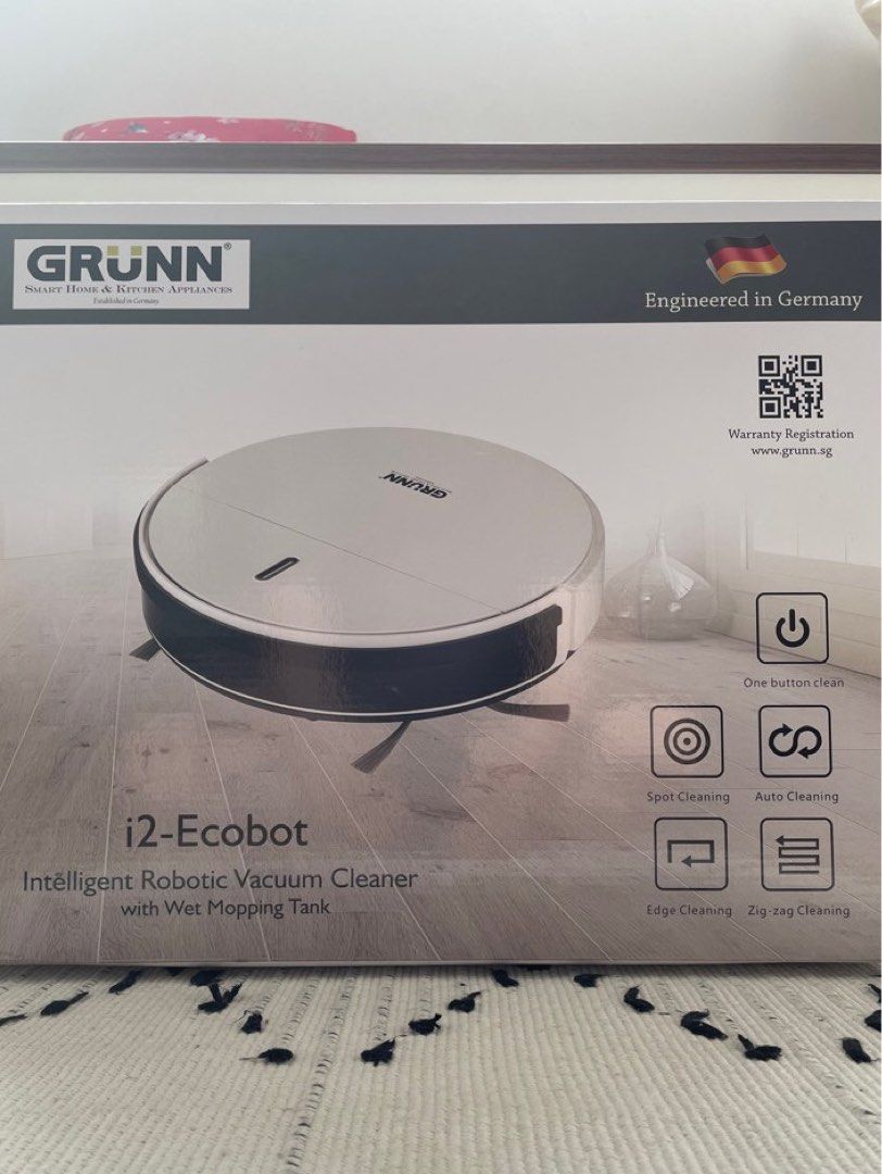 Grunn i2Ecobot Robot Vacuum, TV & Home Appliances, Vacuum Cleaner
