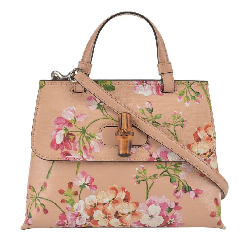 Daily Small Blooms Top Handle Bag in Poudre Pink, Luxury, & Wallets on