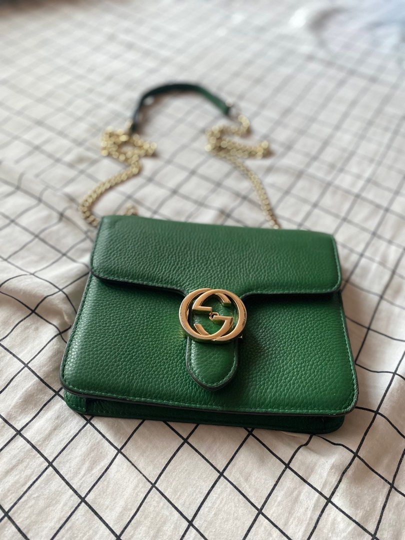 Gucci green crossbody sales