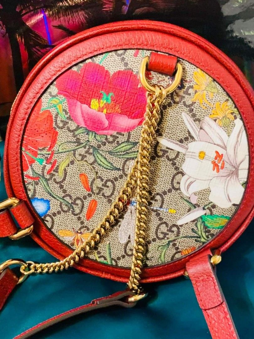 Gucci Ophidia GG Floral Mini Supreme Backpack Bag - DDH