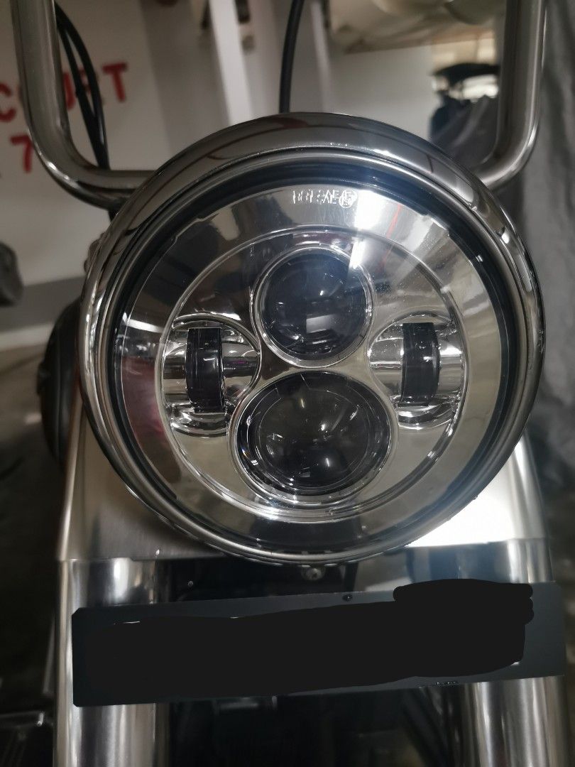 Harley Davidson LED Headlight (for Softail and Road King) After market