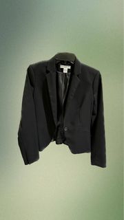 H&M black formal blazer/coat