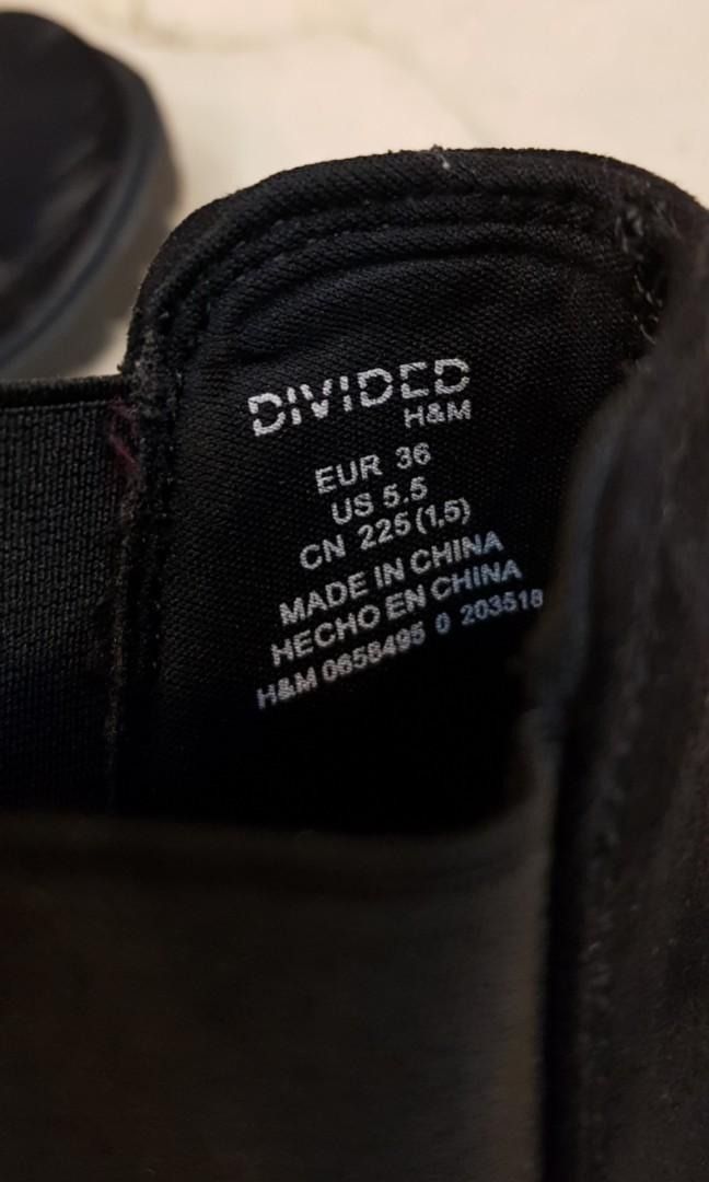 H and m suede boots discount