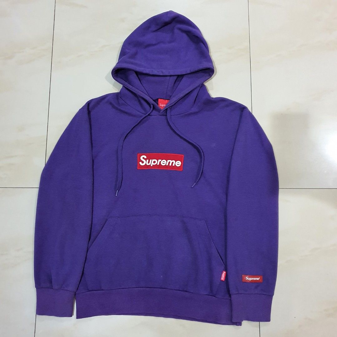 Hoodie Supreme Made in Korea Fesyen Pria Pakaian Atasan di