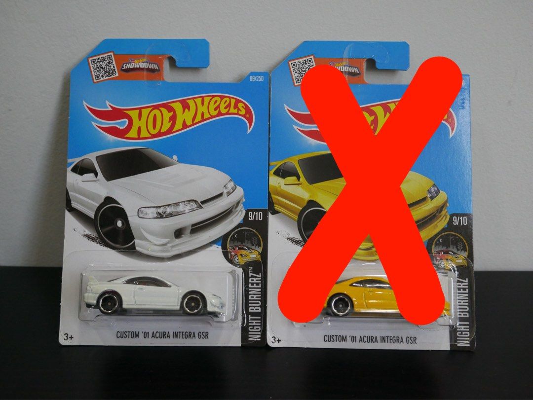 Hot wheels custom 01 acura best sale integra gsr