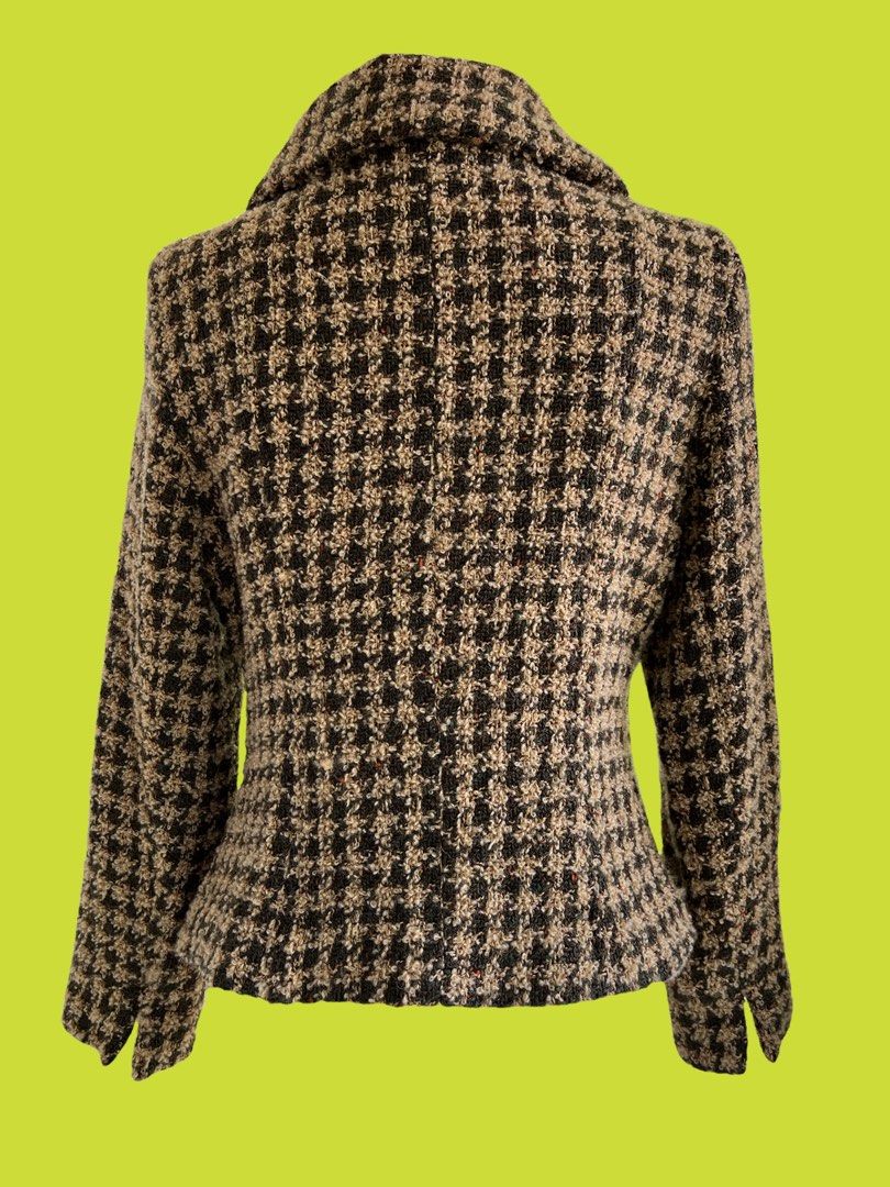 Houndstooth Blazer, Women's Fashion, Coats, Jackets and Outerwear on ...