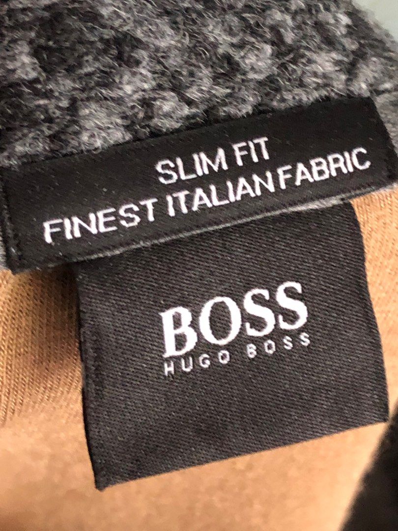 Hugo boss slim fit finest shop italian yarn