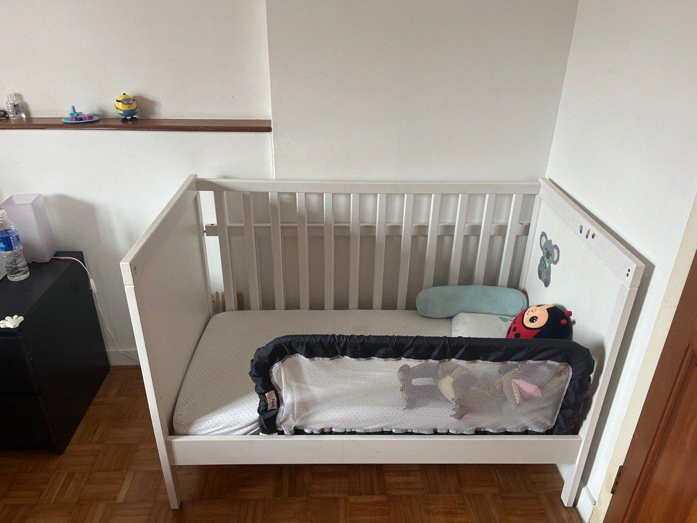 IKEA cot/toddler bed, Babies & Kids, Baby Nursery & Kids Furniture