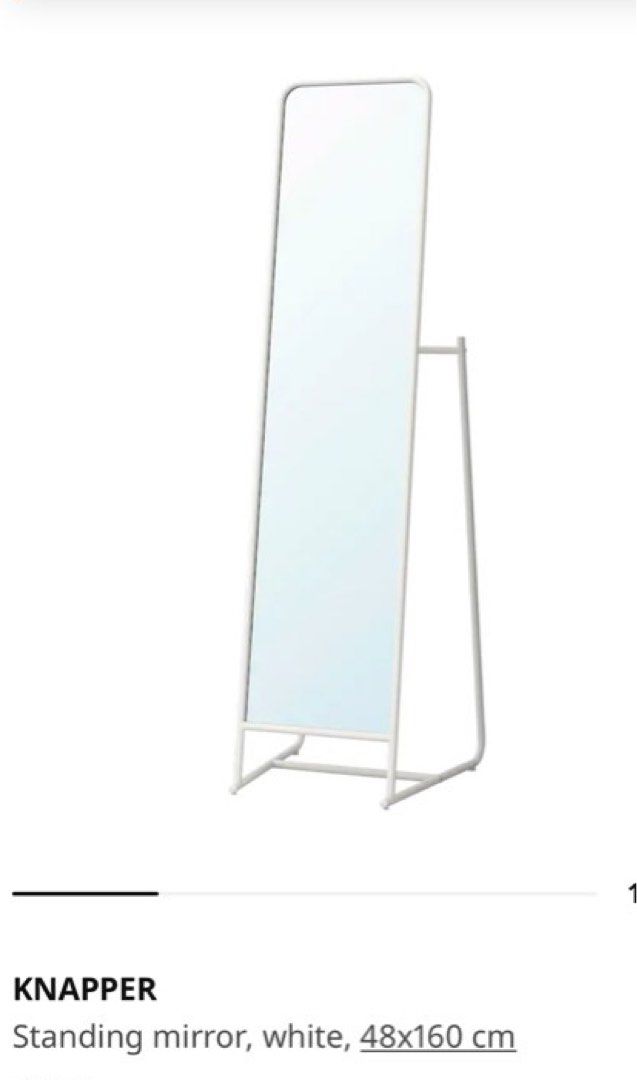 IKEA full length mirror, Furniture & Home Living, Furniture, Other Home