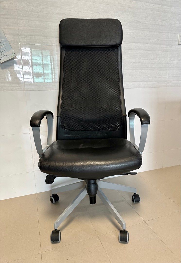 IKEA MARKUS office chair, Furniture & Home Living, Furniture, Chairs on