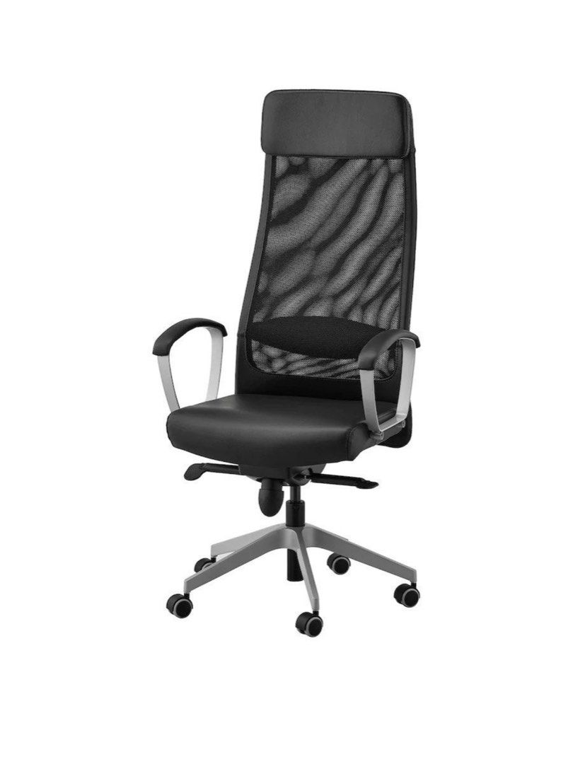 Ikea Markus Office Chair Black Leather Furniture Home Living