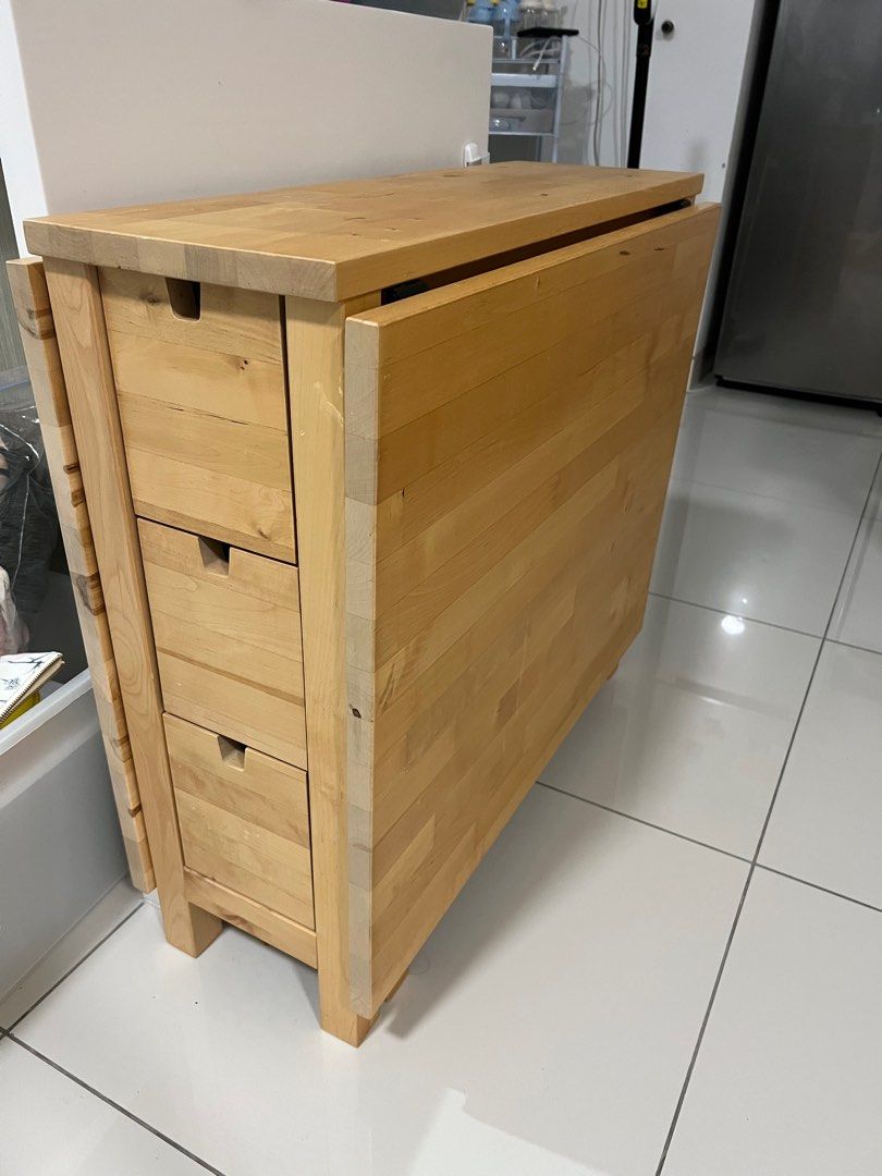 Ikea Norden Folding Table, Furniture & Home Living, Furniture, Tables & Sets on Carousell