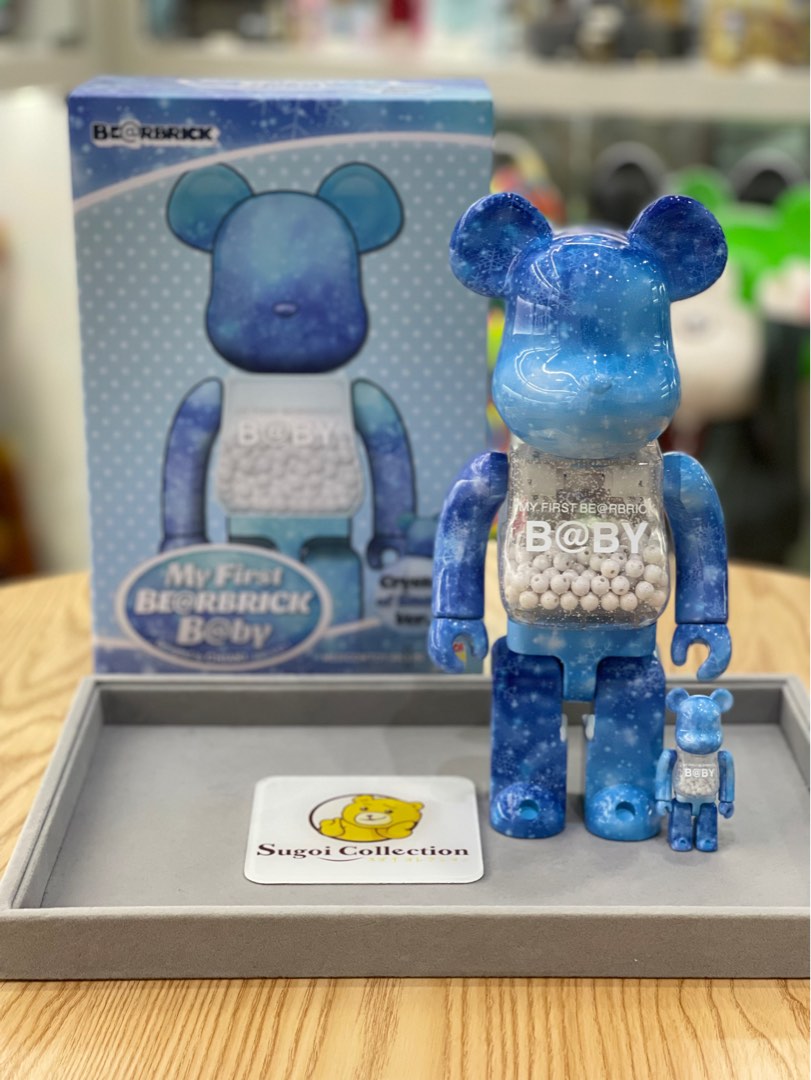 Pre-Order] BE@RBRICK x My First Baby 100%+400% Crystal of Snow ver
