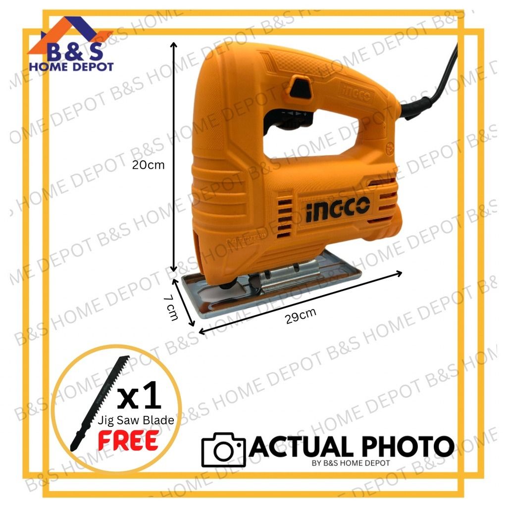 Ingco 400W Electric Jigsaw Jig Saw with 1pc Blade +FREE FCLAMP BUYERS