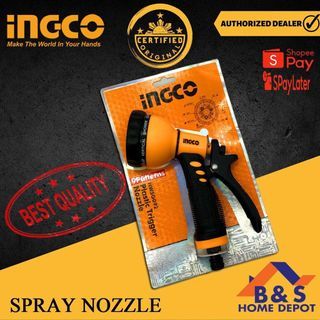 Ingco Spray Nozzle Header With 9 Patterns