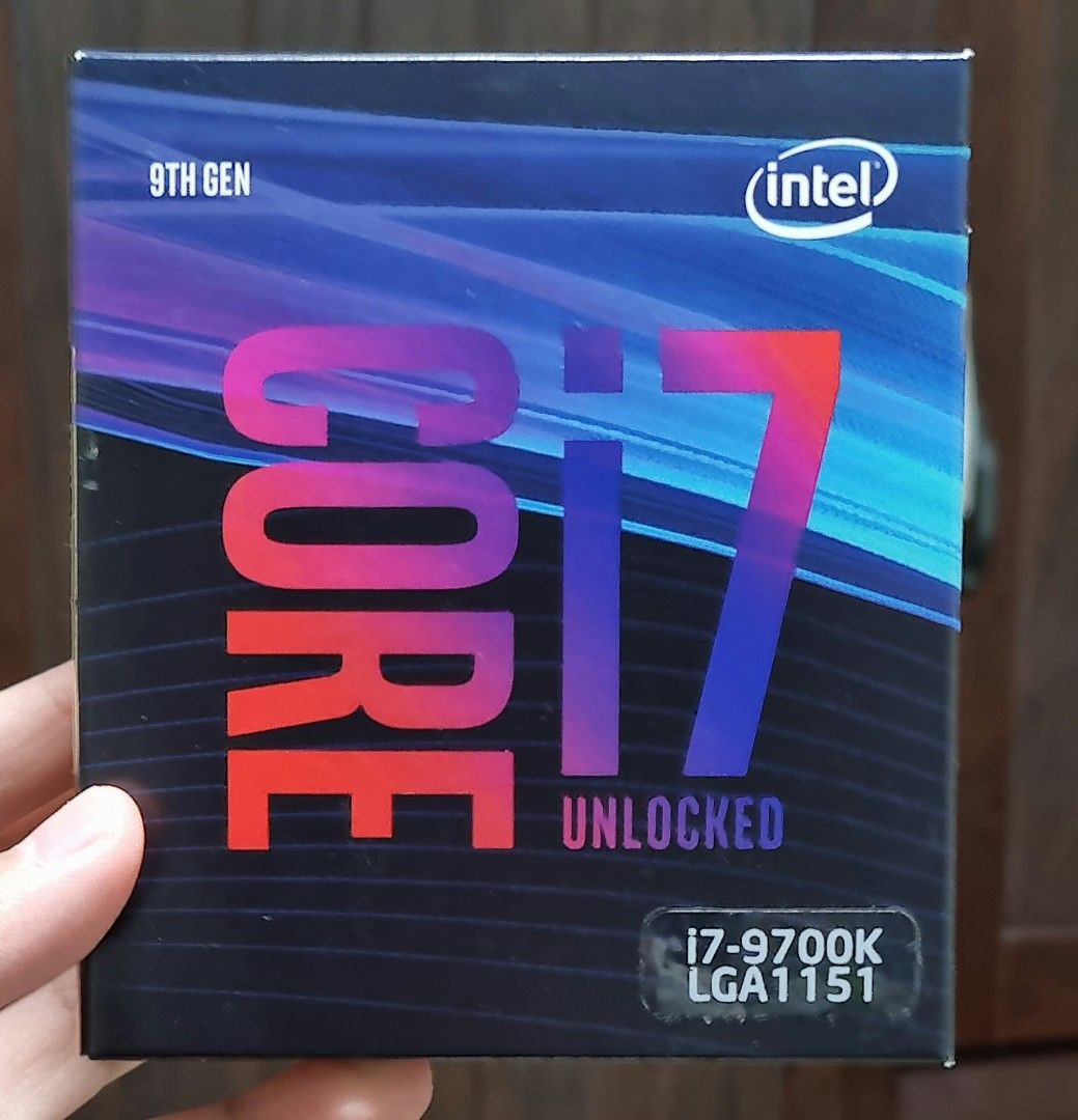 Intel i7-9700K, Computers & Tech, Parts & Accessories, Computer