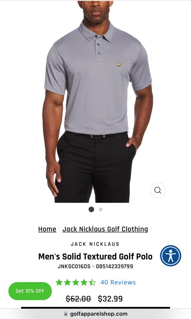 Vintage Jack Nicklaus Golf Clothing