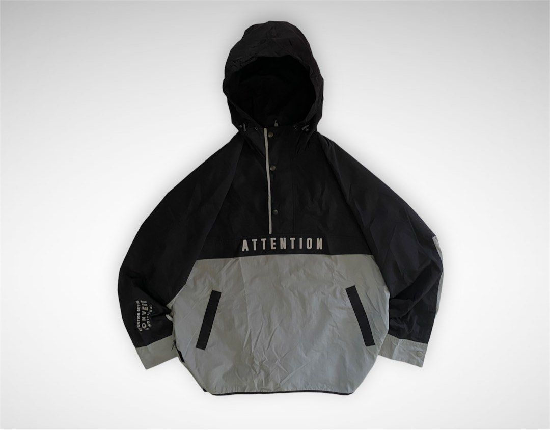 Jacket Halfzip Attention, Fesyen Pria, Pakaian Baju Luaran di - Main Image