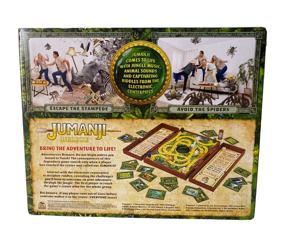 JUMANJI The Deluxe Electronic Board Game (with Lights & Sounds
